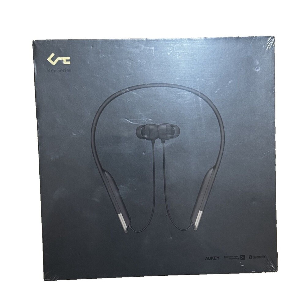 AUKEY Wireless Bluetooth Headphones Sport Earbuds IPX6 Sweatproof New In Box